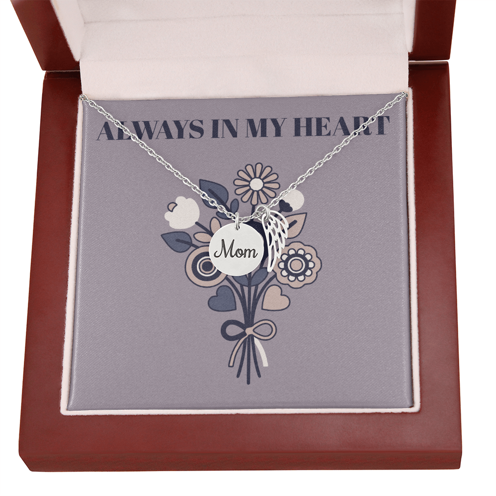 The "Angel Wing Tribute" Memorial Necklace