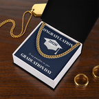 The "Class of 2026" Graduate Cuban Link Chain (Grandson)