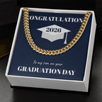 The "Class of 2026" Graduate Cuban Link Chain (Son)