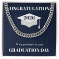 The "Class of 2026" Graduate Cuban Link Chain (Grandson)