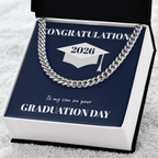 The "Class of 2026" Graduate Cuban Link Chain (Son)