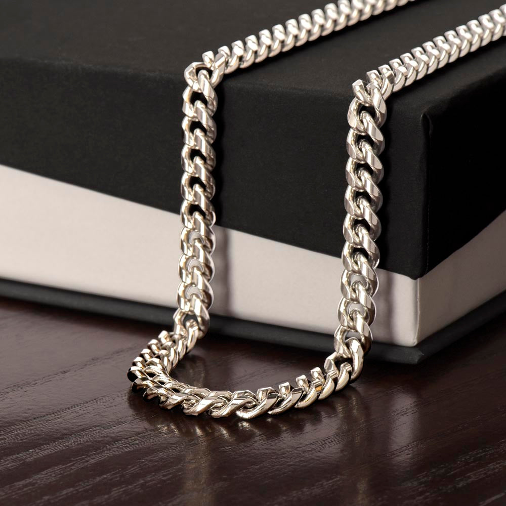 The "Class of 2026" Graduate Cuban Link Chain (Grandson)