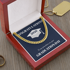 The "Class of 2026" Graduate Cuban Link Chain (Grandson)