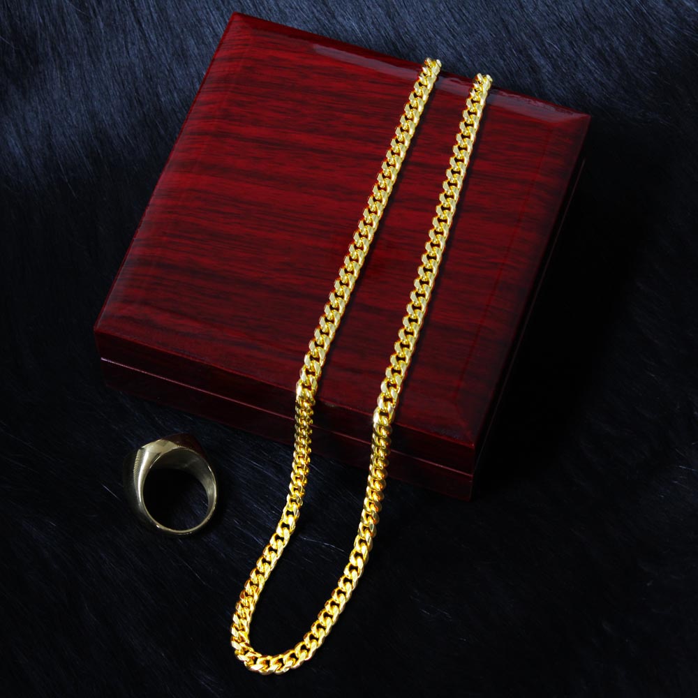 The "Class of 2026" Graduate Cuban Link Chain (Son)