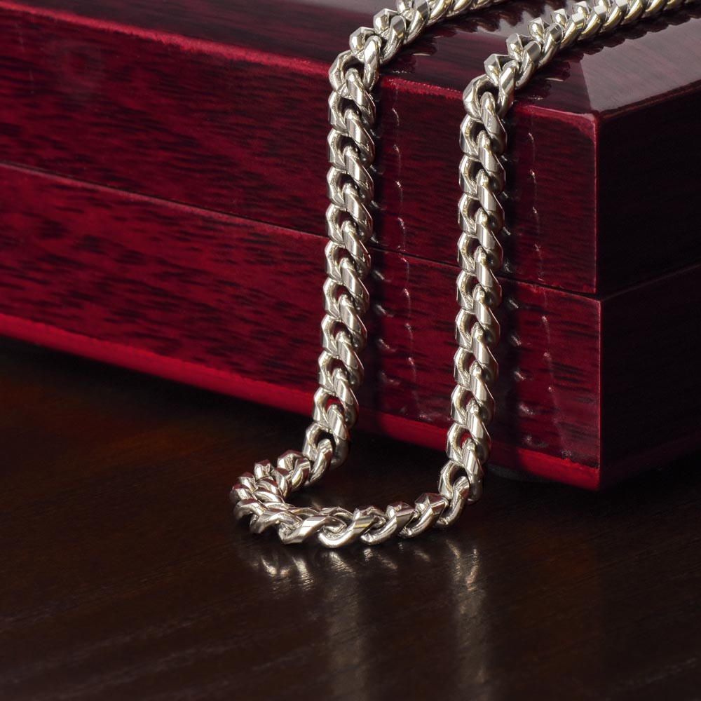 The "Class of 2026" Graduate Cuban Link Chain (Son)