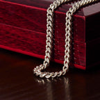 The "Class of 2026" Graduate Cuban Link Chain (Son)