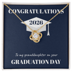Graduation Day Love Knot Necklace (Granddaughter)