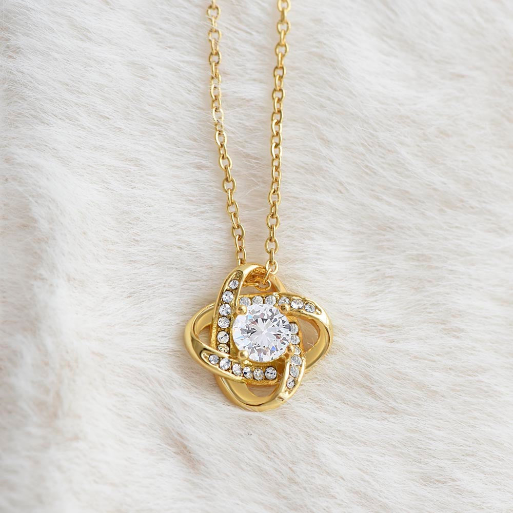 Graduation Day Love Knot Necklace (Daughter)