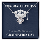 Graduation Day Love Knot Necklace (Granddaughter)