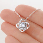 Graduation Day Love Knot Necklace (Daughter)