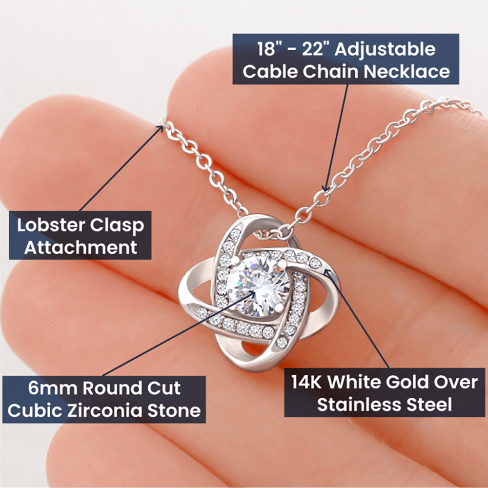 Graduation Day Love Knot Necklace (Granddaughter)