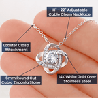 Graduation Day Love Knot Necklace (Granddaughter)