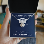Graduation Day Love Knot Necklace (Daughter)