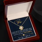 To My Last Everything - Love Knot Necklace