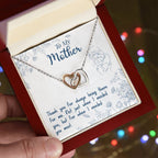 Thank You For Always Being There - Interlocking Hearts Necklace