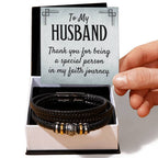 Being Special - Mens Leather Bracelet