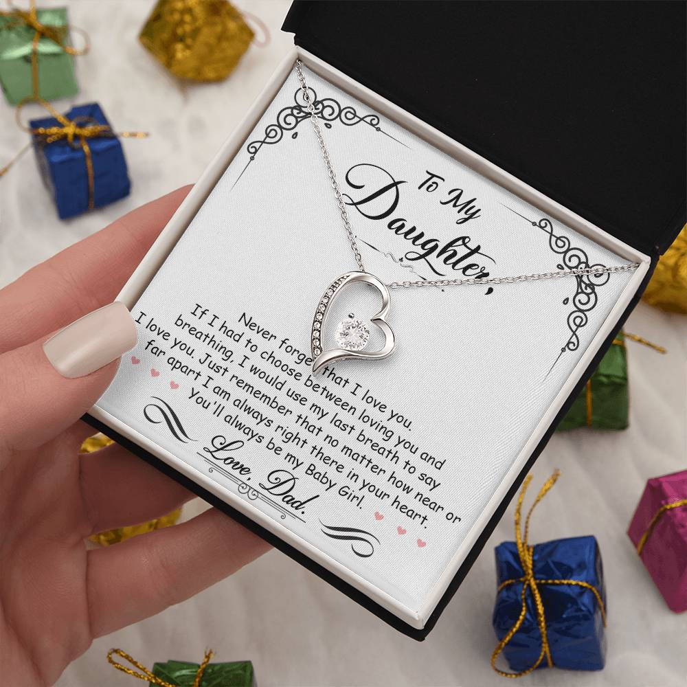 My Baby Girl - Forever Love Necklace