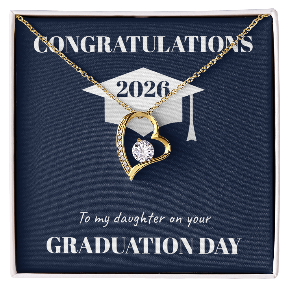 Graduation Day Forever Love Necklace (Daughter)