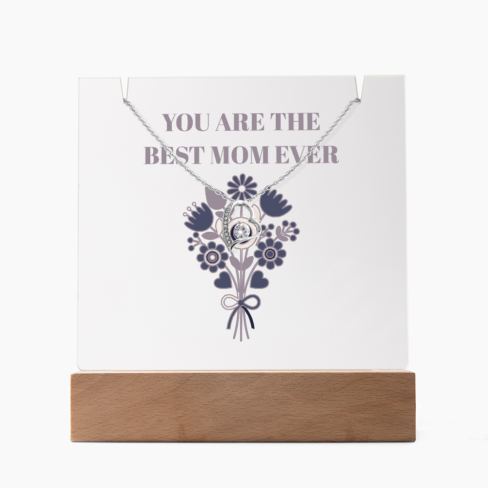 "Best Mom Ever" Fover Love Necklace