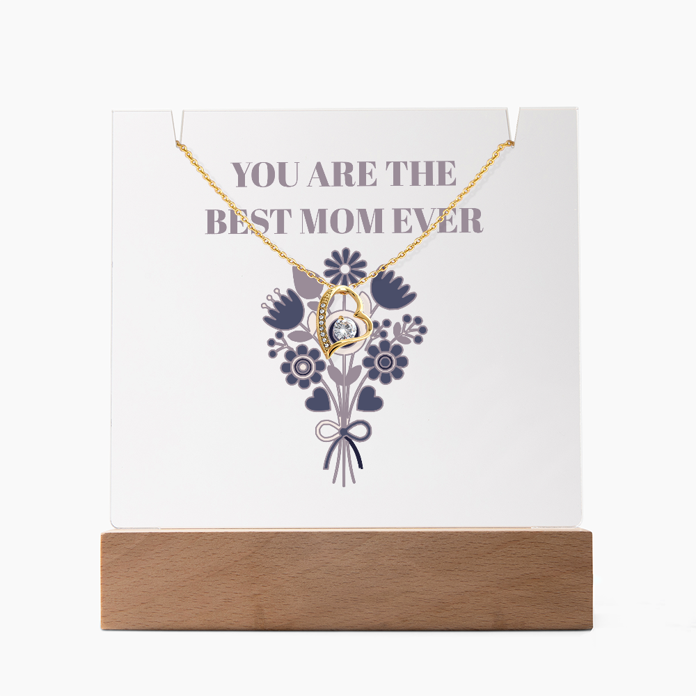 "Best Mom Ever" Fover Love Necklace
