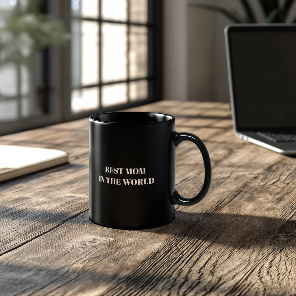The "World's Best Mom" Floral Ceramic Mug