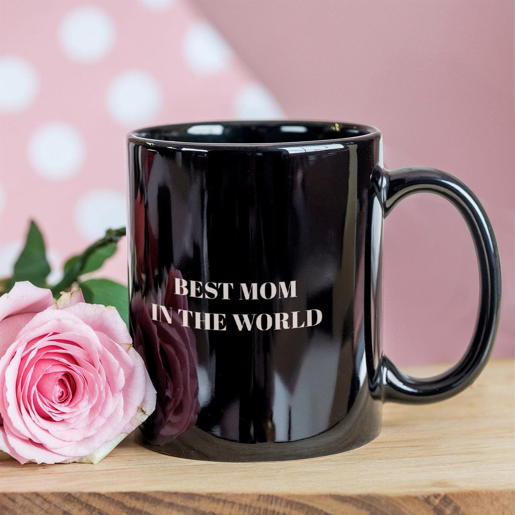 The "World's Best Mom" Floral Ceramic Mug