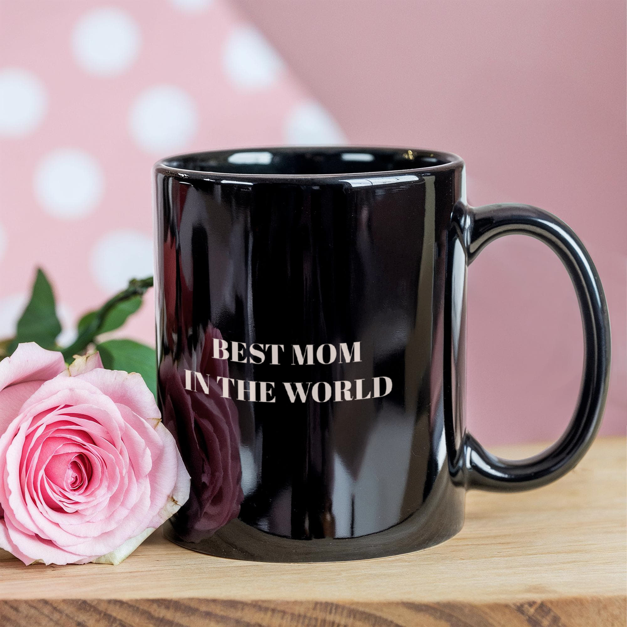 The "World's Best Mom" Floral Ceramic Mug
