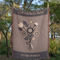 The "Everlasting Bouquet" Heirloom Woven Blanket