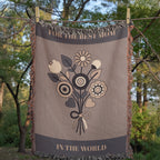 The "Everlasting Bouquet" Heirloom Woven Blanket