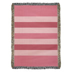 The Sweetheart Stripe Heirloom Woven Blanket