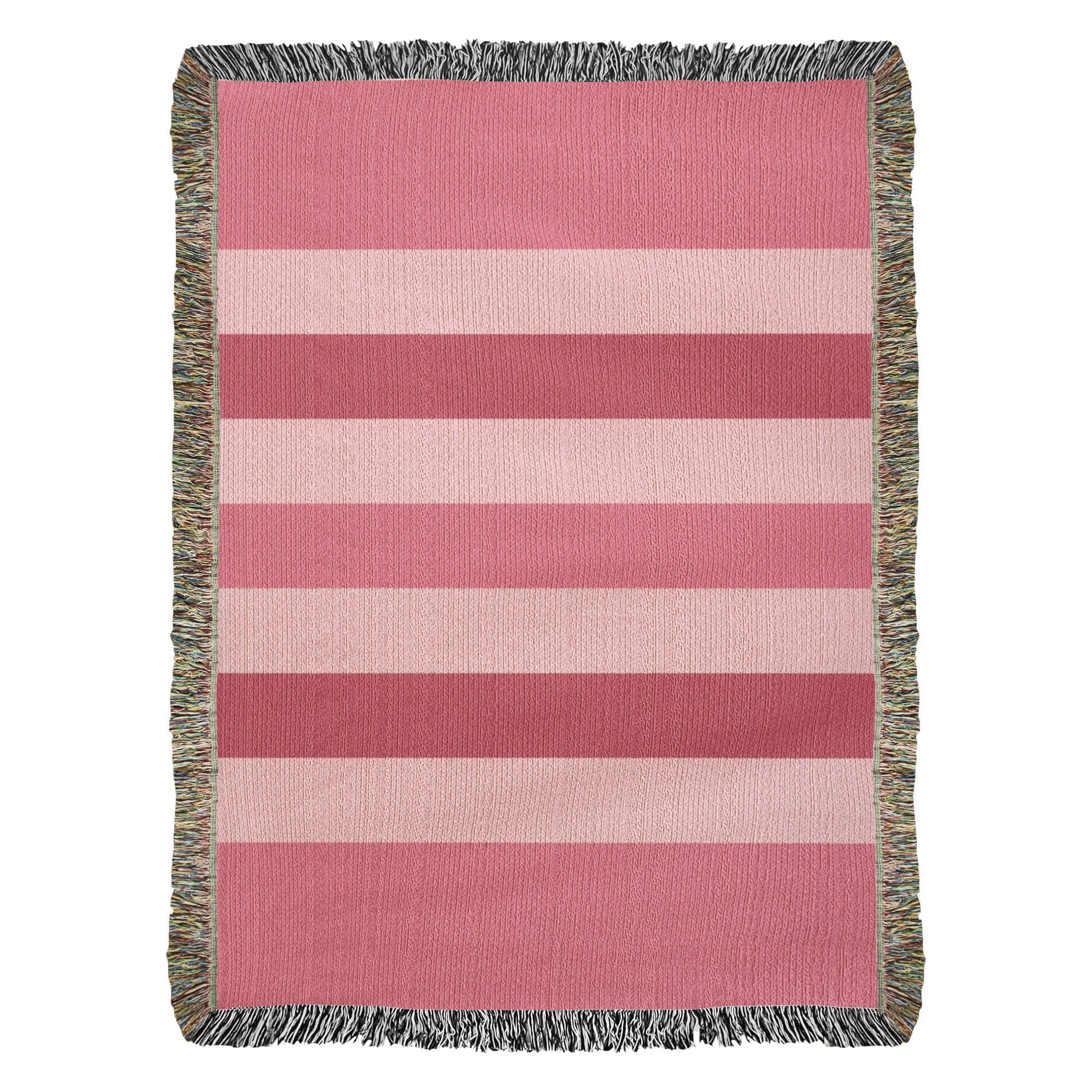 The Sweetheart Stripe Heirloom Woven Blanket
