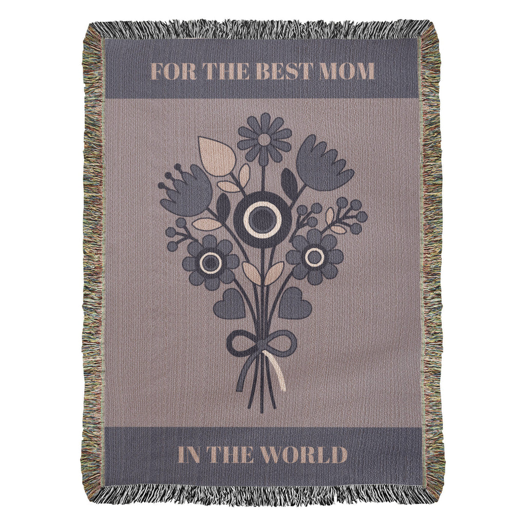 The "Forever Floral" Heirloom Woven Blanket