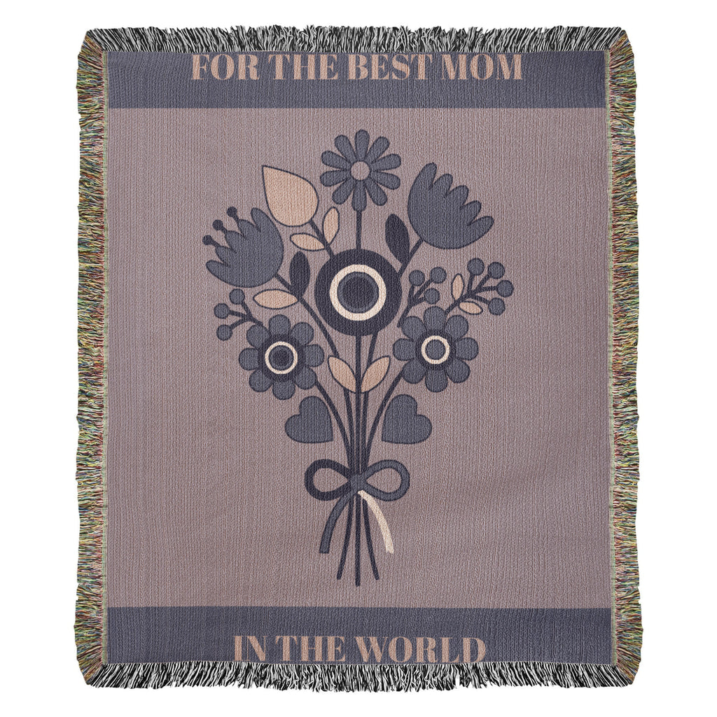 The "Forever Floral" Heirloom Woven Blanket