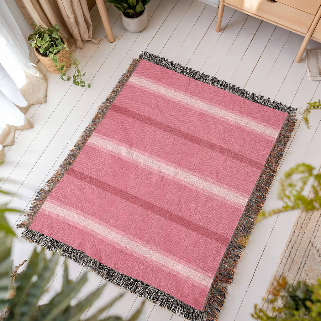The Serenade Stripe Heirloom Woven Blanket