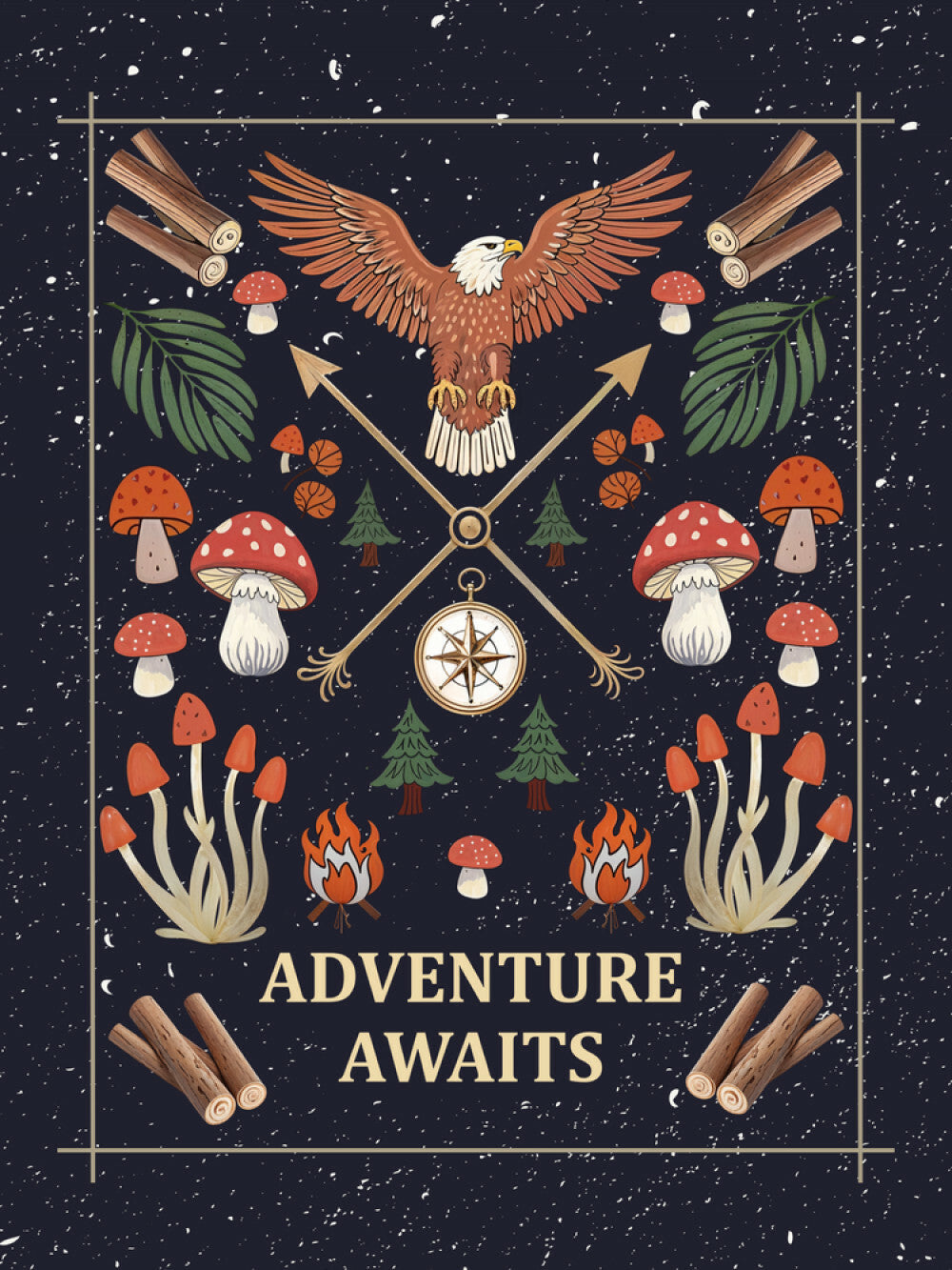 Adventure Awaits - Woven Blanket