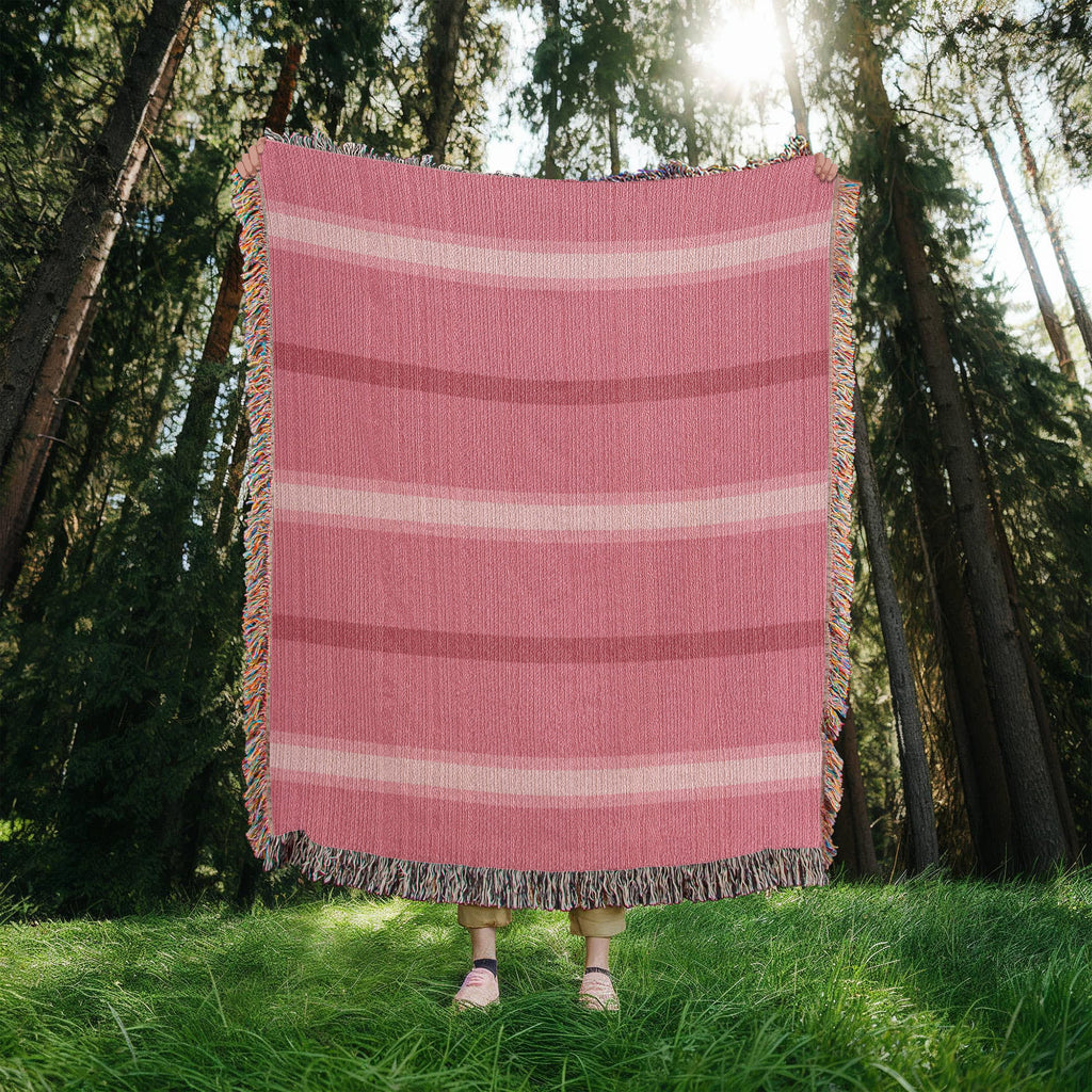 The Serenade Stripe Heirloom Woven Blanket