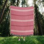 The Serenade Stripe Heirloom Woven Blanket