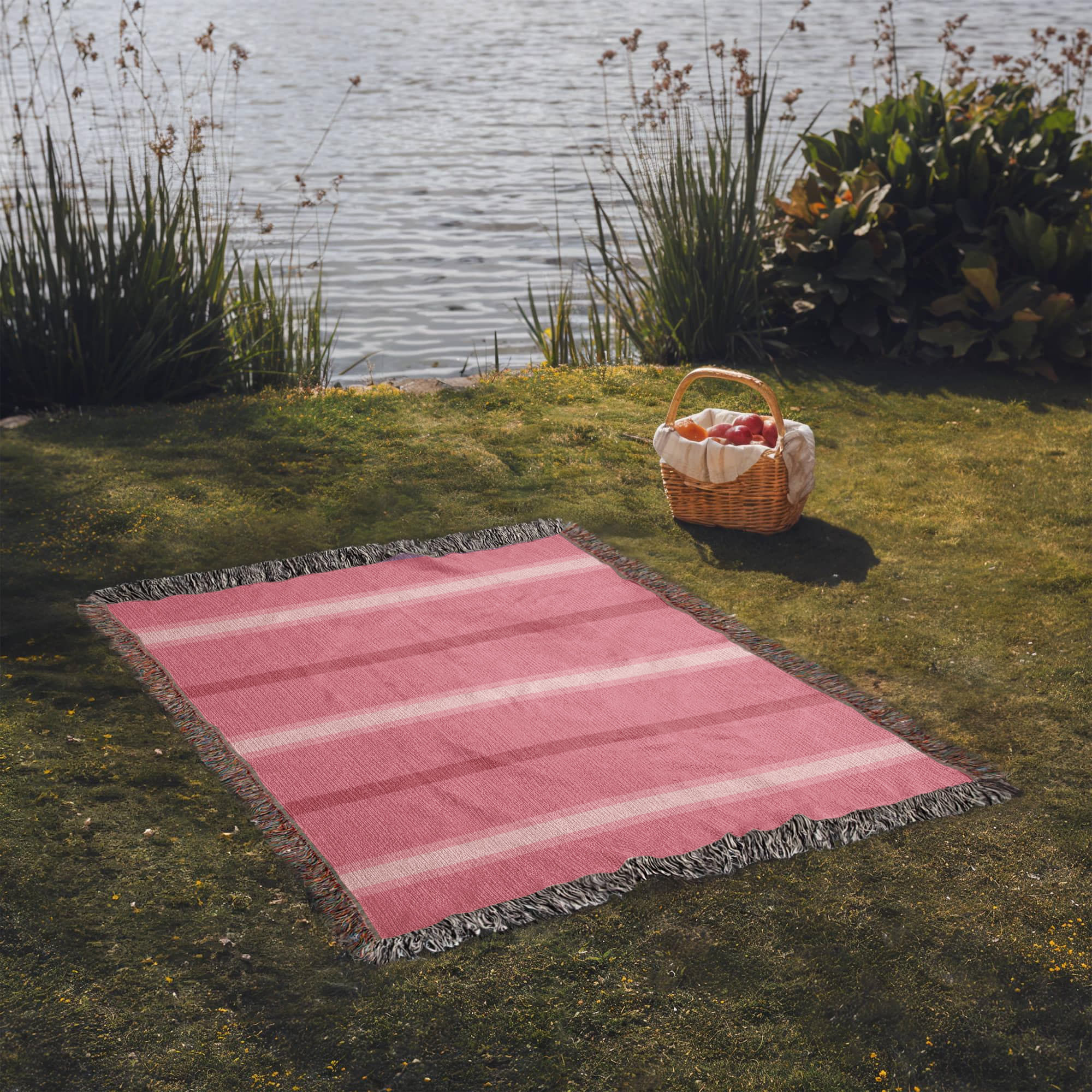 The Serenade Stripe Heirloom Woven Blanket