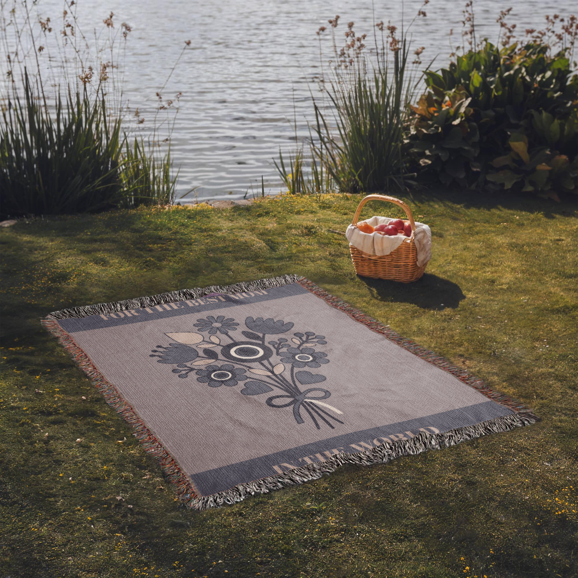 The "Forever Floral" Heirloom Woven Blanket