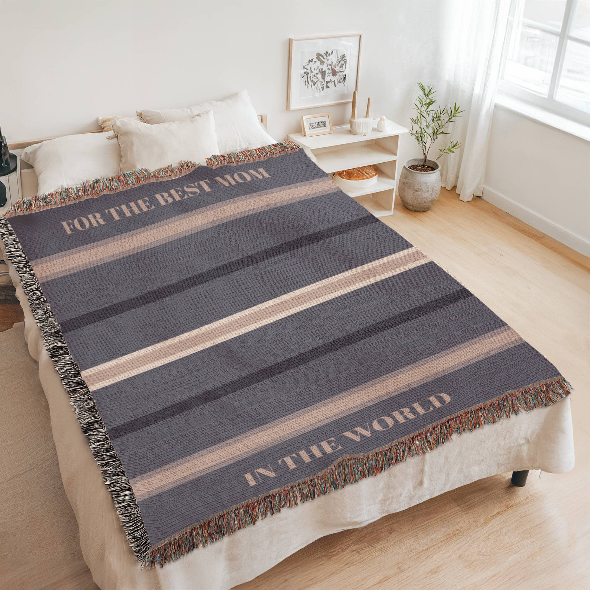 The "Infinite Bond" Heirloom Woven Blanket