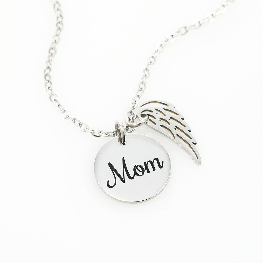 The "Angel Wing Tribute" Memorial Necklace