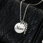 The "Angel Wing Tribute" Memorial Necklace