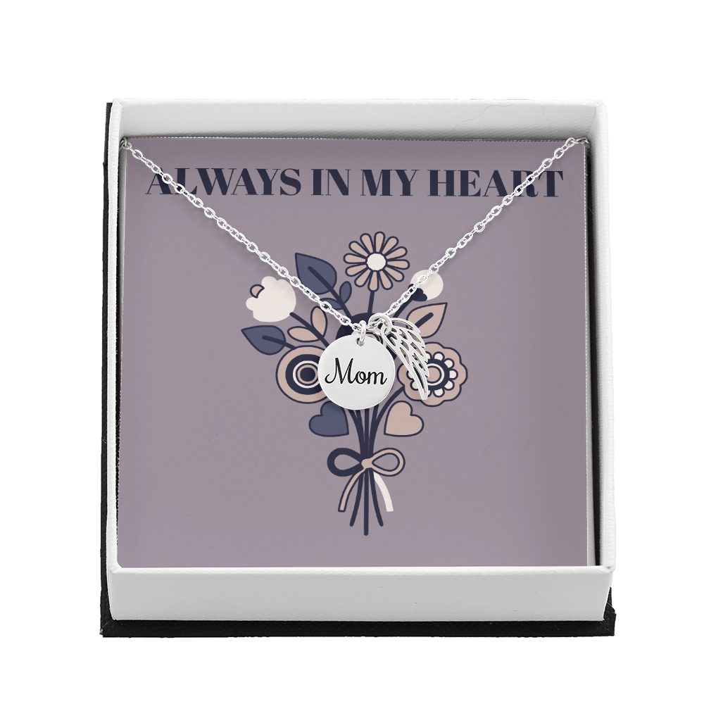 The "Angel Wing Tribute" Memorial Necklace