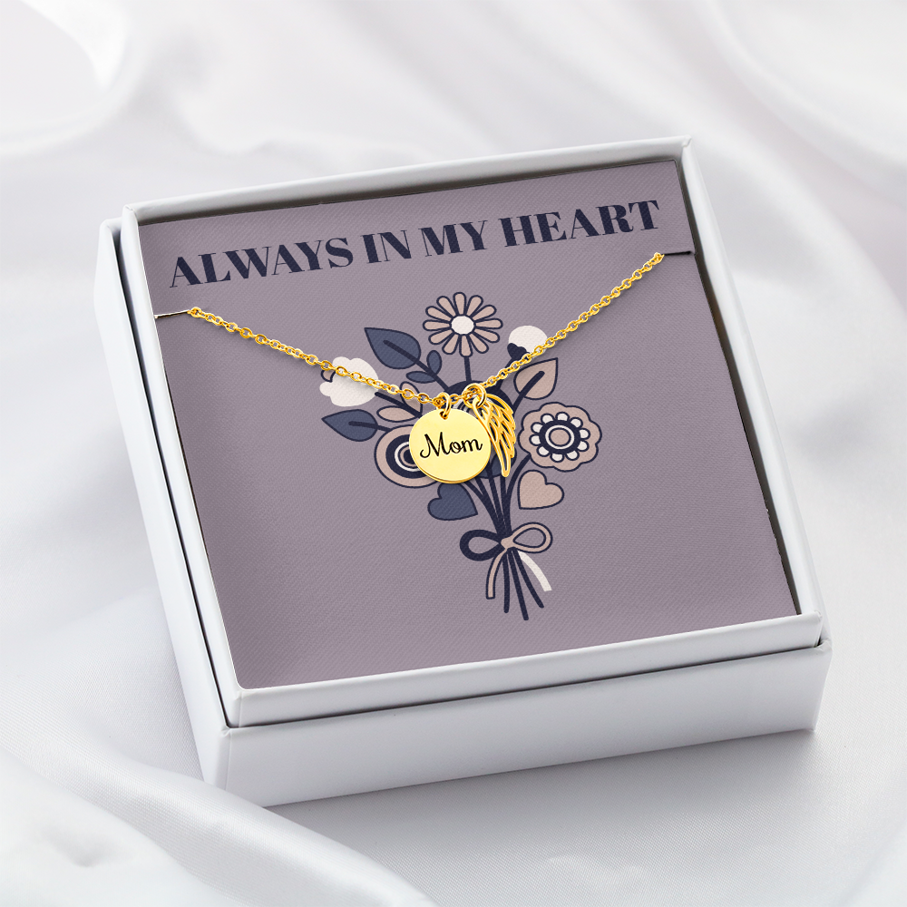 The "Angel Wing Tribute" Memorial Necklace