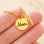The "Angel Wing Tribute" Memorial Necklace