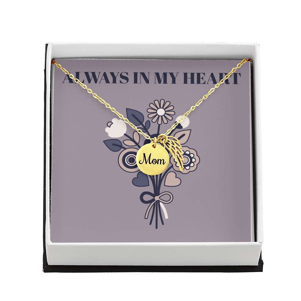 The "Angel Wing Tribute" Memorial Necklace